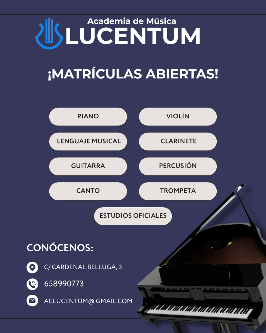 Matrícula abierta curso 2025-26